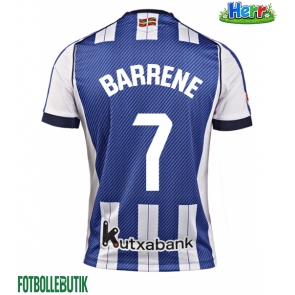 Real Sociedad Ander Barrenetxea #7 Hemmatröja 2025-26 Kortärmad